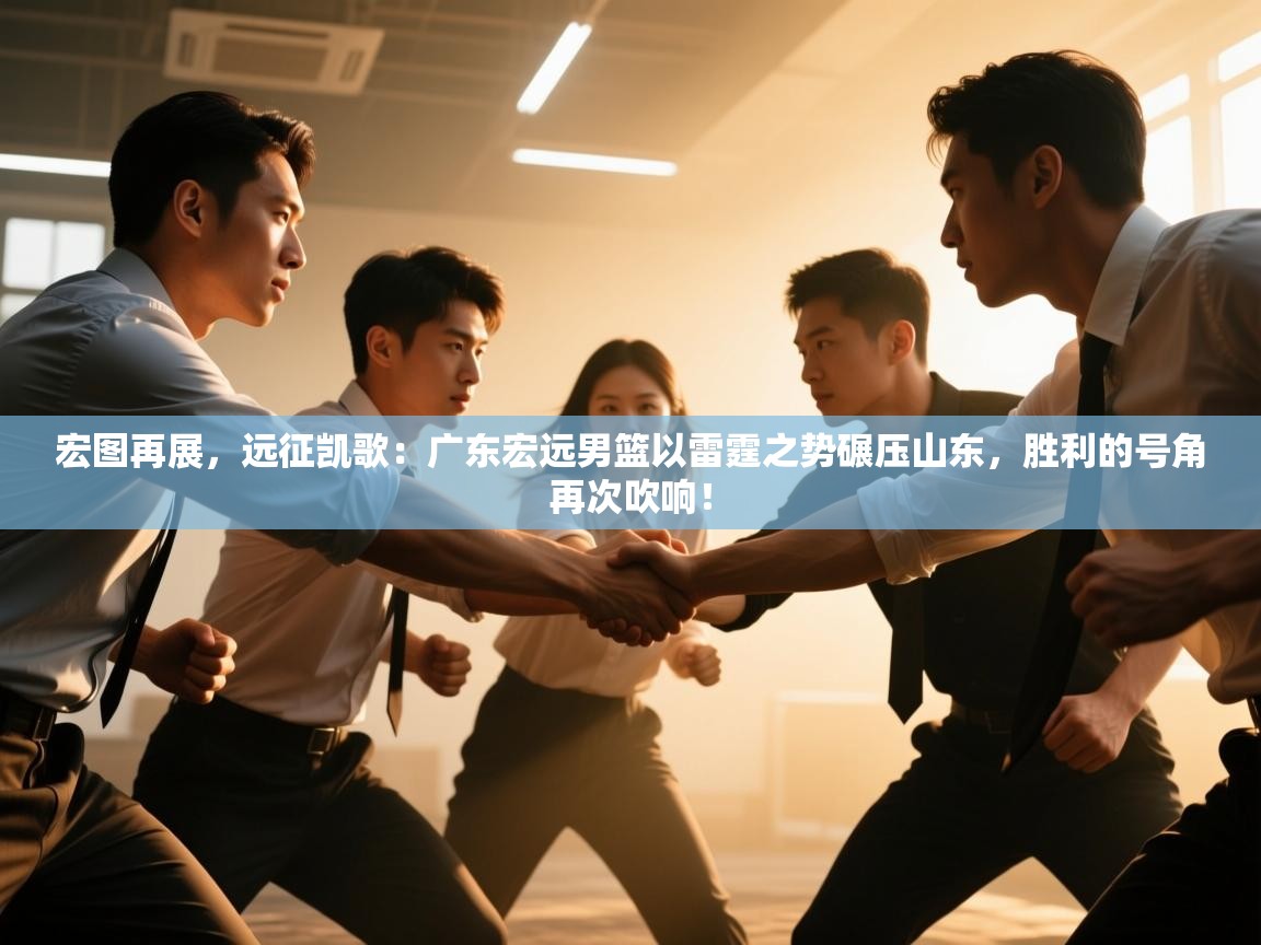 宏图再展,远征凯歌:广东宏远男篮以雷霆之势碾压山东,胜利的号角再次吹响! 第1张